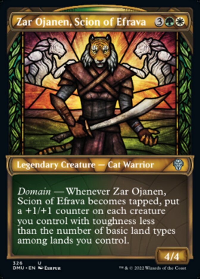 Zar Ojanen, Scion of Efrava (Showcase) [Dominaria United] | Chromatic Games