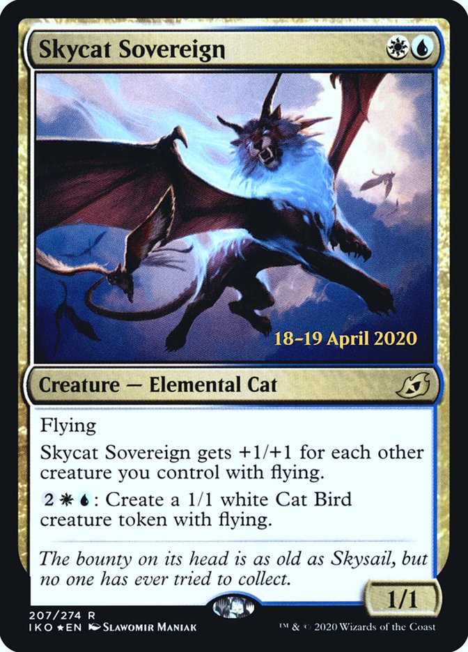 Skycat Sovereign [Ikoria: Lair of Behemoths Prerelease Promos] | Chromatic Games