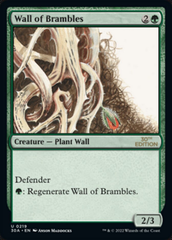 Wall of Brambles [30th Anniversary Edition] | Chromatic Games