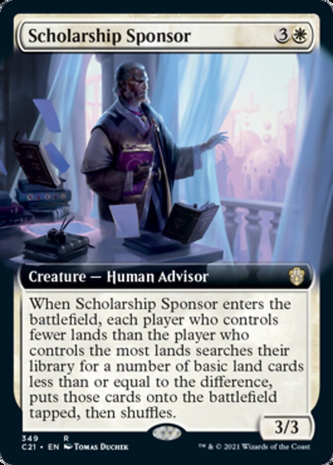 Scholarship Sponsor (Extended Art) [Commander 2021] | Chromatic Games