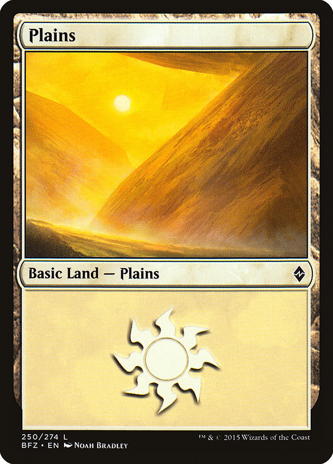 Plains (250) [Battle for Zendikar] | Chromatic Games