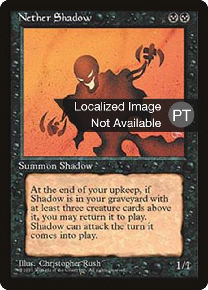 Nether Shadow [Fourth Edition (Foreign Black Border)] | Chromatic Games