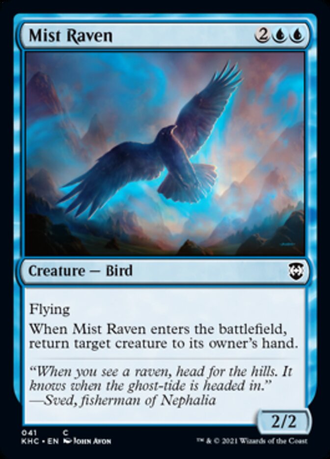 Mist Raven [Kaldheim Commander] | Chromatic Games