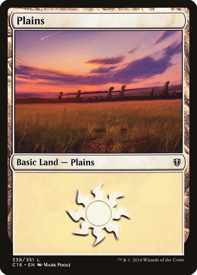 Plains (338) [Commander 2016] | Chromatic Games