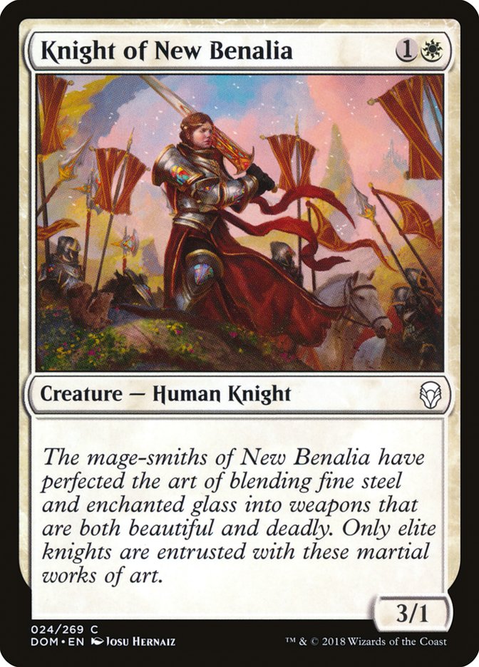 Knight of New Benalia [Dominaria] | Chromatic Games