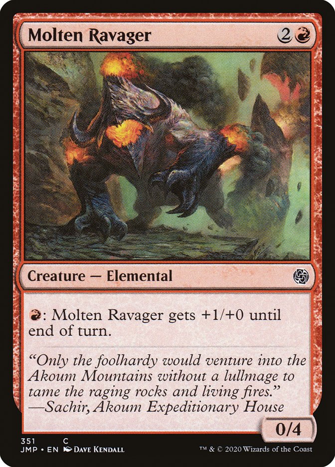 Molten Ravager [Jumpstart] | Chromatic Games