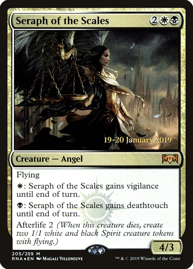 Seraph of the Scales [Ravnica Allegiance Prerelease Promos] | Chromatic Games