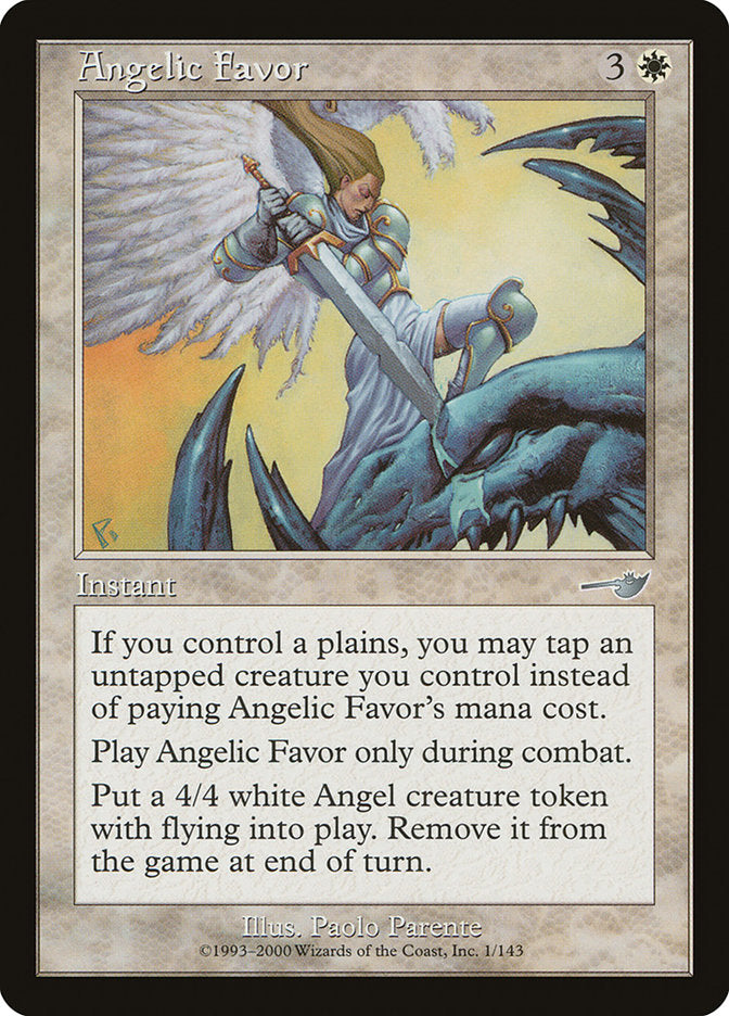 Angelic Favor [Nemesis] | Chromatic Games