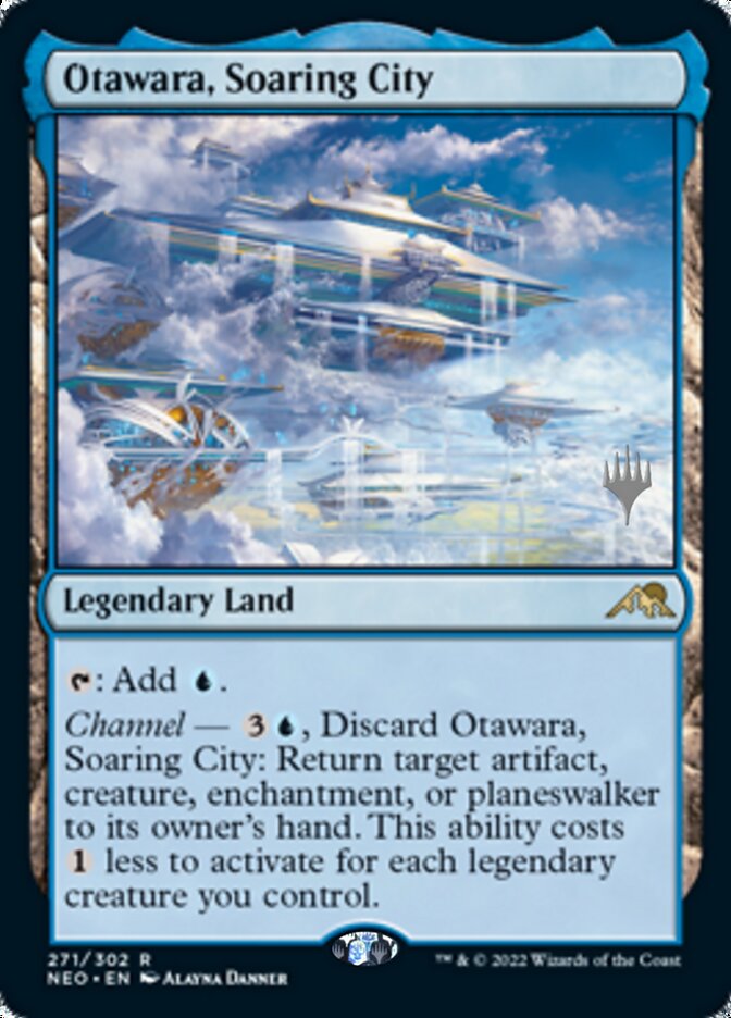 Otawara, Soaring City (Promo Pack) [Kamigawa: Neon Dynasty Promos] | Chromatic Games