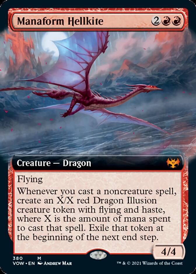 Manaform Hellkite (Extended Art) [Innistrad: Crimson Vow] | Chromatic Games