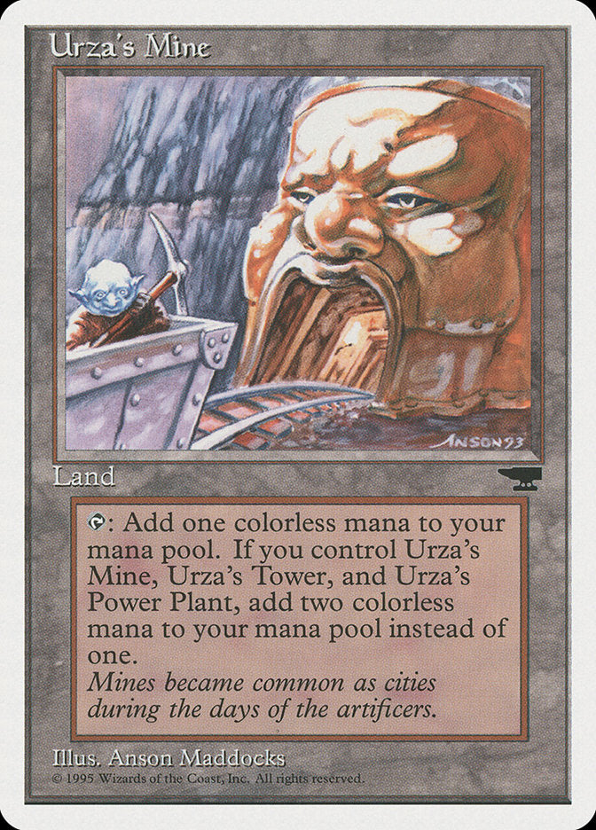 Urza's Mine (Mine Cart Entering Mouth) [Chronicles] | Chromatic Games