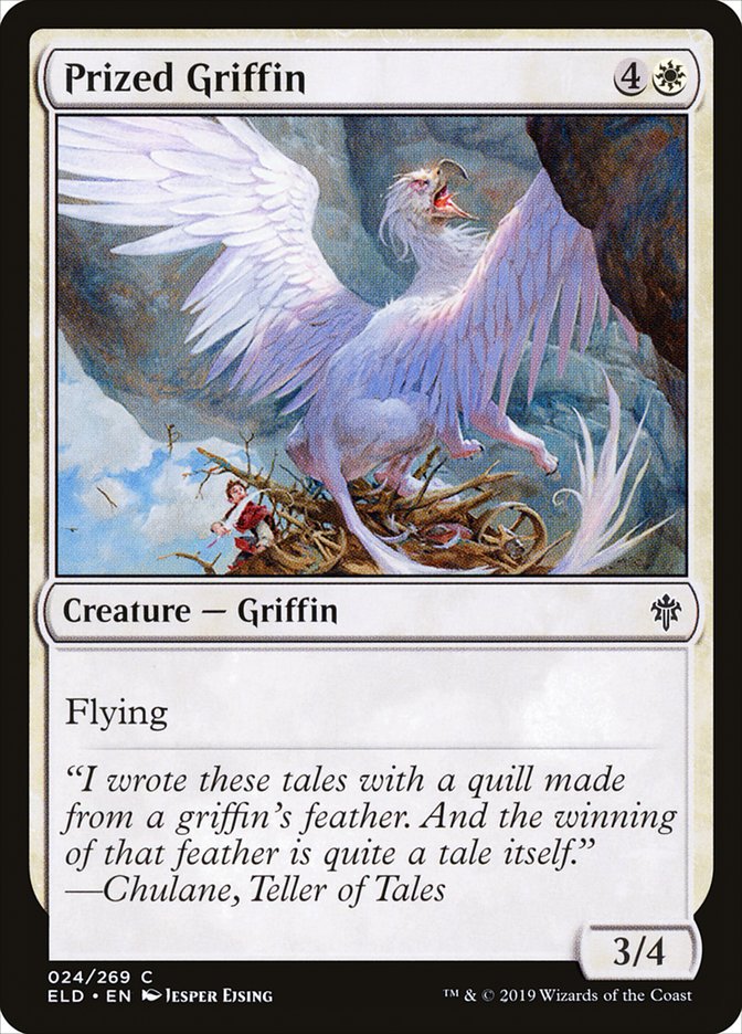 Prized Griffin [Throne of Eldraine] | Chromatic Games