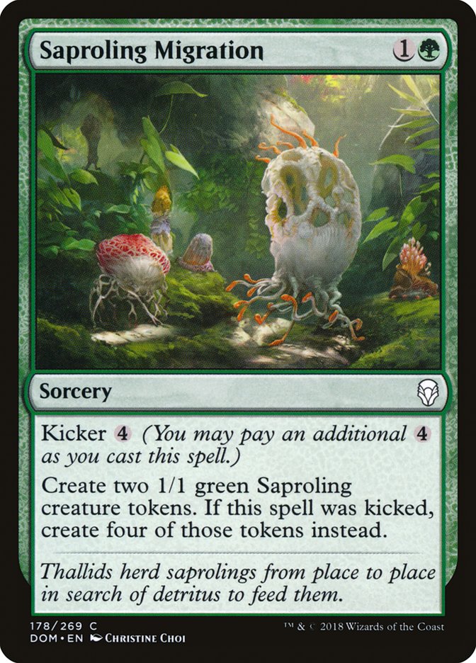 Saproling Migration [Dominaria] | Chromatic Games