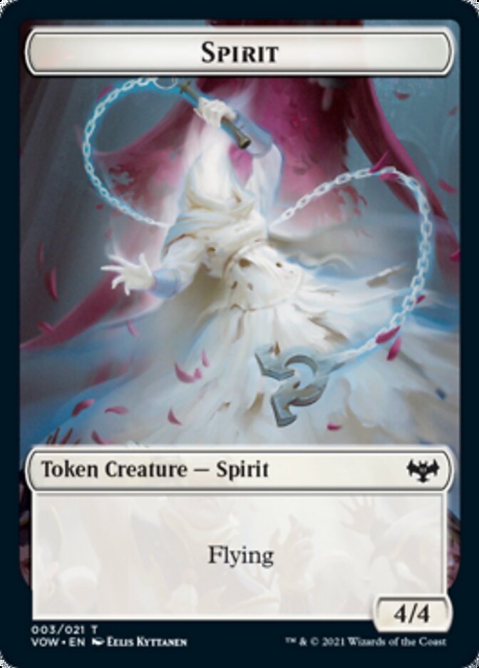 Spirit Token (003) [Innistrad: Crimson Vow Tokens] | Chromatic Games