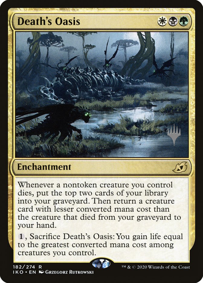 Death's Oasis (Promo Pack) [Ikoria: Lair of Behemoths Promos] | Chromatic Games