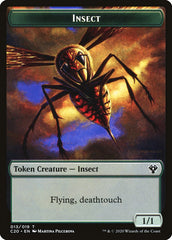 Spirit // Insect (013) Double-Sided Token [Commander 2020 Tokens] | Chromatic Games