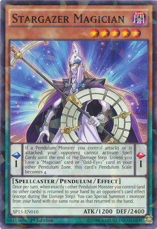 Stargazer Magician [SP15-EN010] Shatterfoil Rare | Chromatic Games