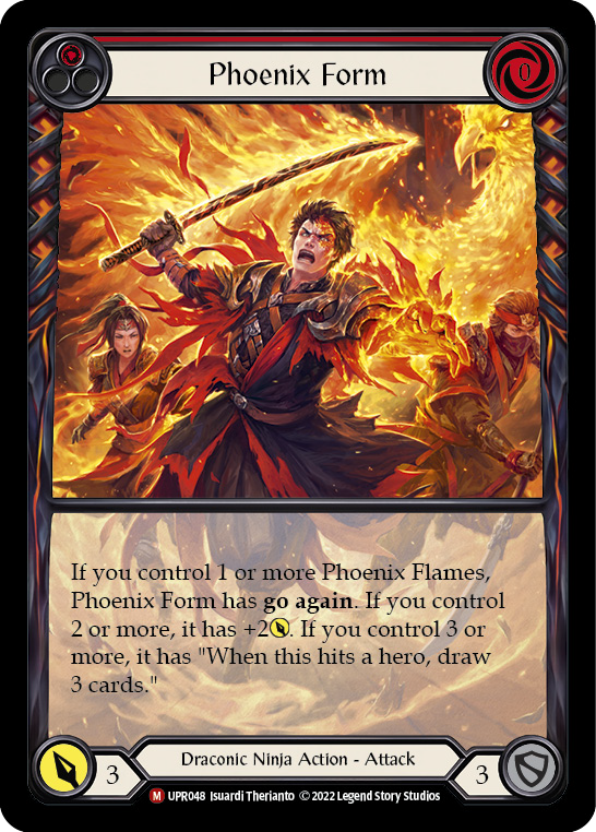 Phoenix Form (Extended Art) [UPR048] (Uprising)  Rainbow Foil | Chromatic Games