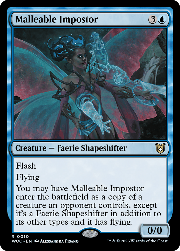 Malleable Impostor [Wilds of Eldraine Commander] | Chromatic Games