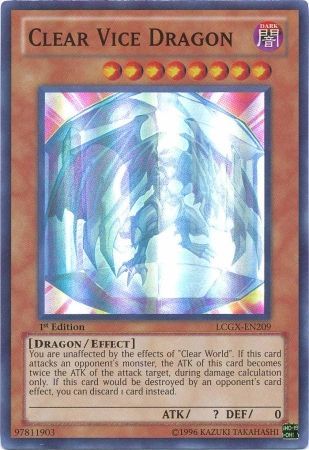 Clear Vice Dragon [LCGX-EN209] Super Rare | Chromatic Games