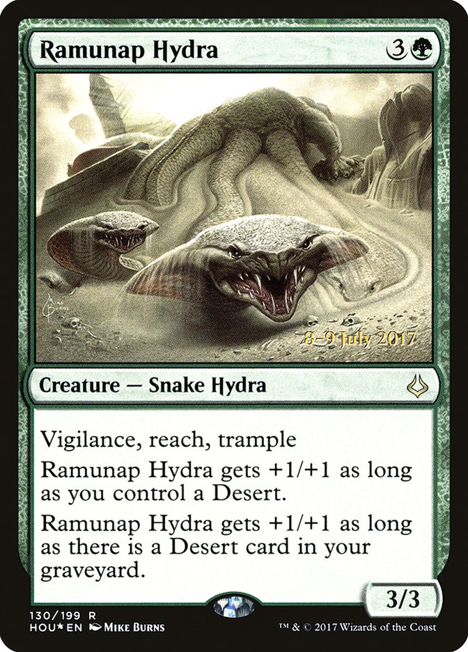 Ramunap Hydra [Hour of Devastation Prerelease Promos] | Chromatic Games