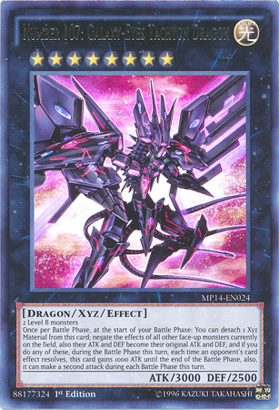 Number 107: Galaxy-Eyes Tachyon Dragon [MP14-EN024] Ultra Rare | Chromatic Games