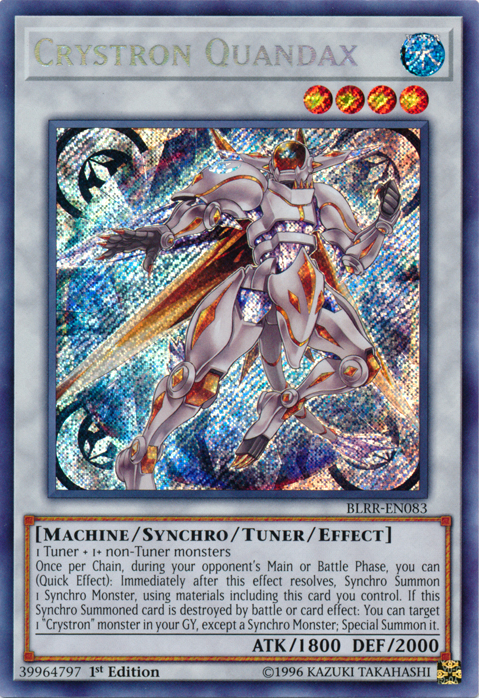 Crystron Quandax [BLRR-EN083] Secret Rare | Chromatic Games