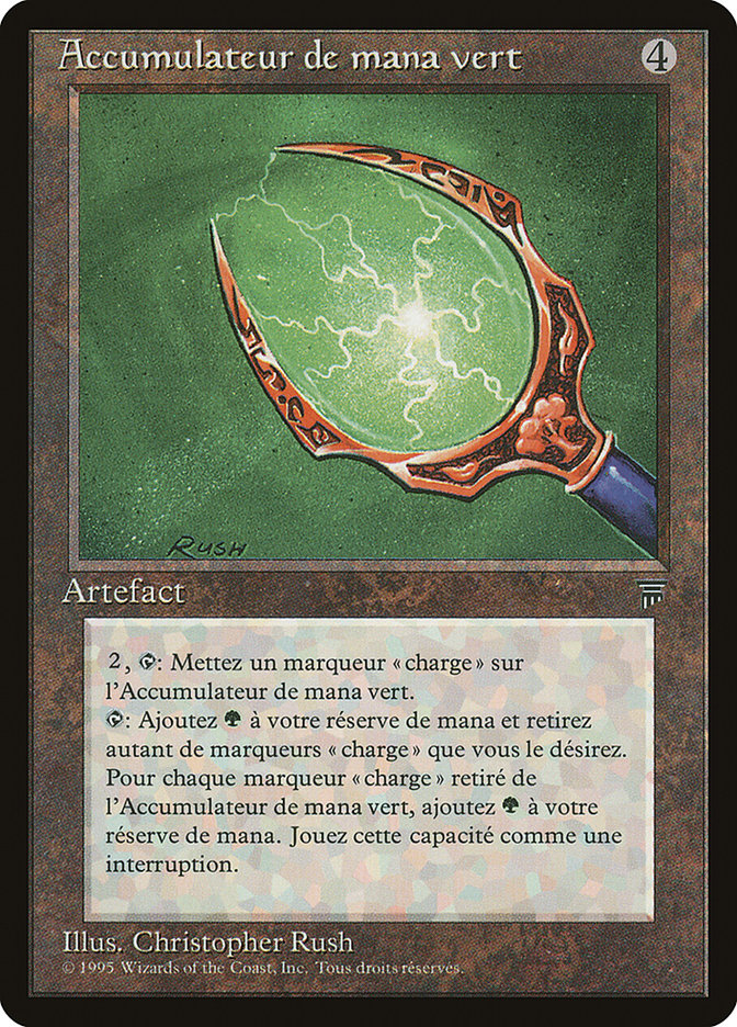 Green Mana Battery (French) - "Accumulateur de mana vert" [Renaissance] | Chromatic Games