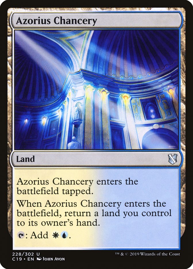 Azorius Chancery [Commander 2019] | Chromatic Games