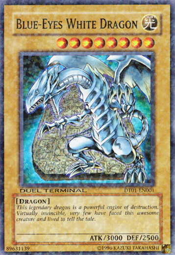 Blue-Eyes White Dragon [DT01-EN001] Super Rare | Chromatic Games