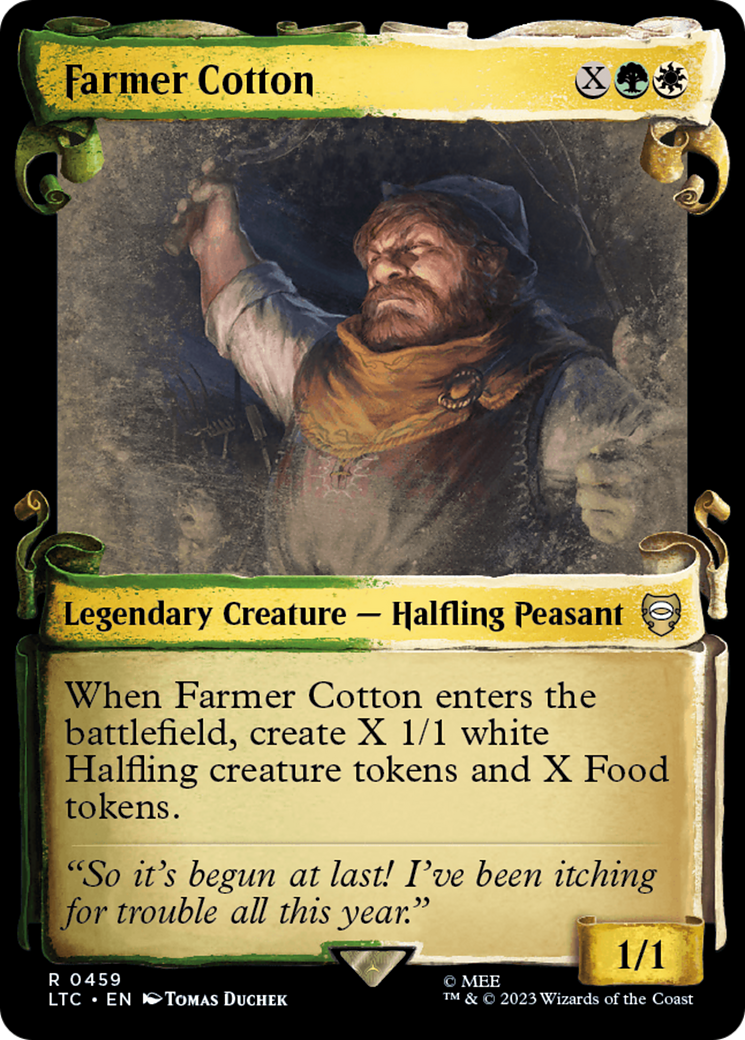 Farmer Cotton [The Lord of the Rings: Tales of Middle-Earth Commander Showcase Scrolls] | Chromatic Games