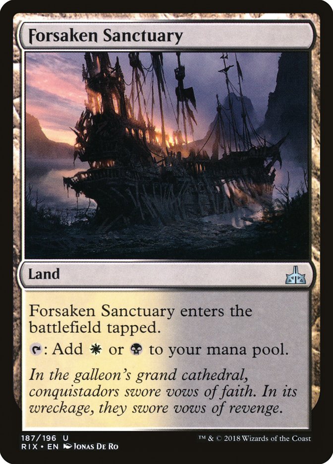 Forsaken Sanctuary [Rivals of Ixalan] | Chromatic Games