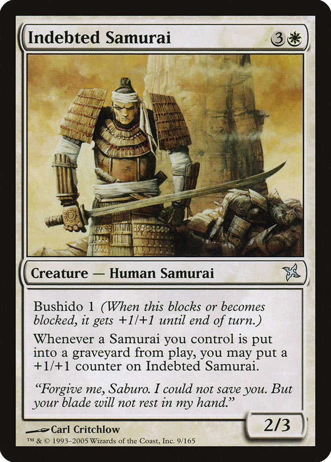 Indebted Samurai [Betrayers of Kamigawa] | Chromatic Games