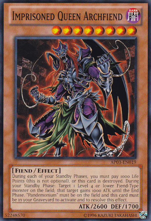 Imprisoned Queen Archfiend [AP03-EN019] Common | Chromatic Games