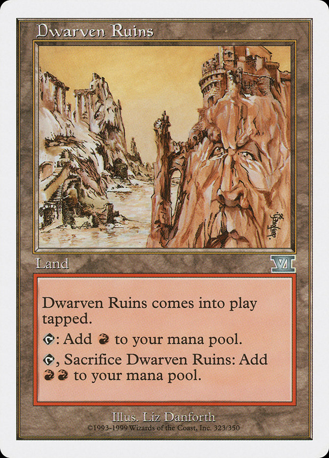 Dwarven Ruins [Classic Sixth Edition] | Chromatic Games