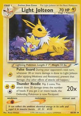 Light Jolteon [Neo Destiny] | Chromatic Games