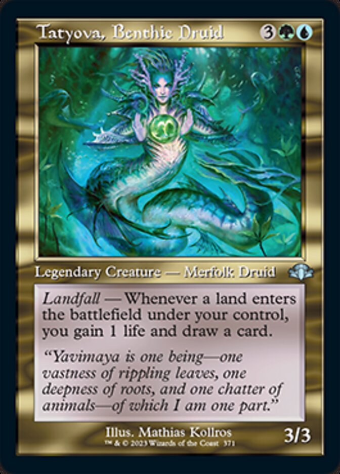 Tatyova, Benthic Druid (Retro) [Dominaria Remastered] | Chromatic Games