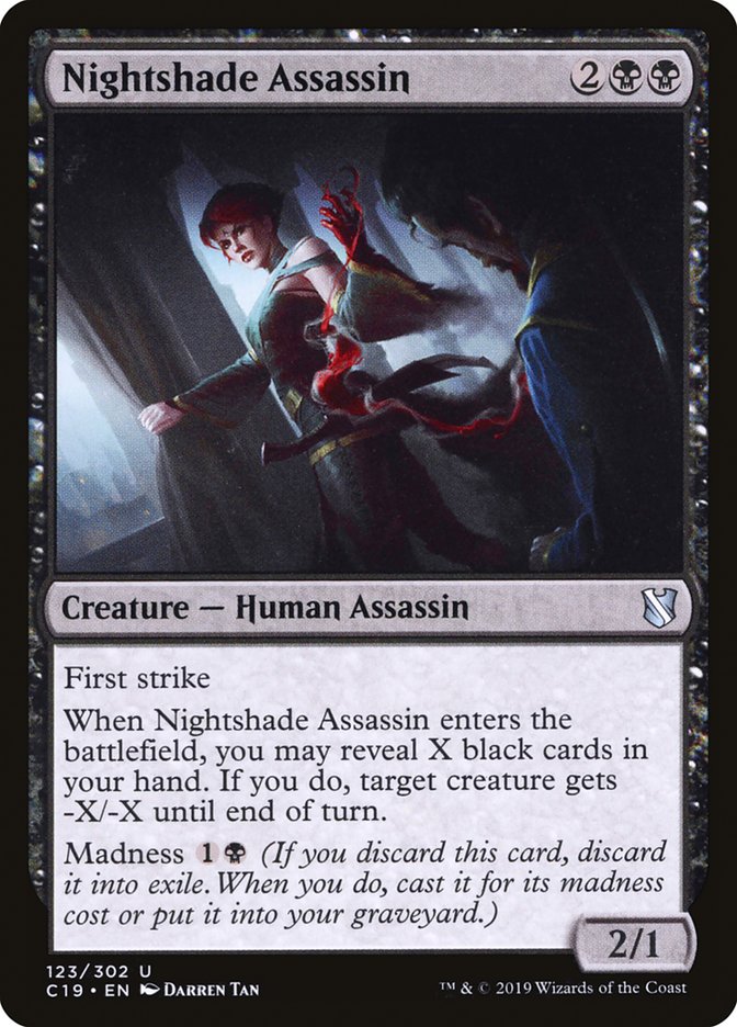 Nightshade Assassin [Commander 2019] | Chromatic Games