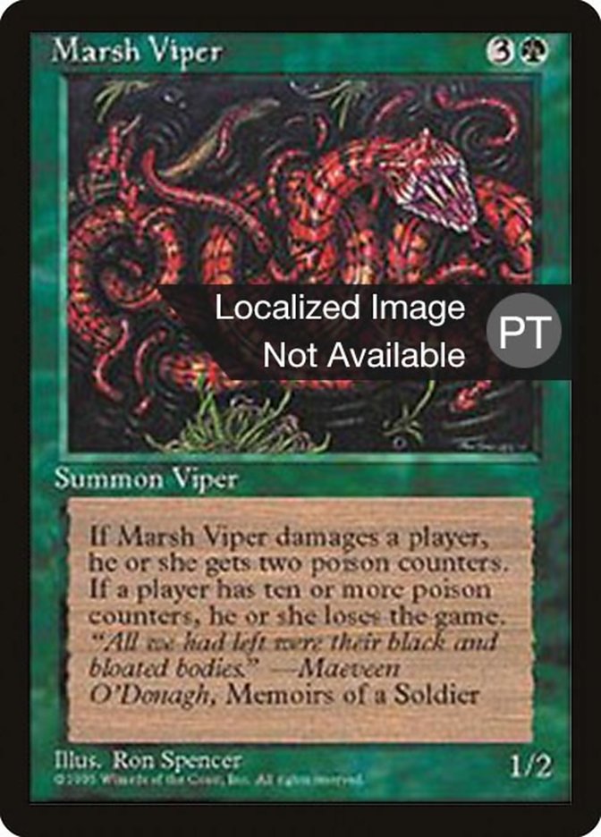 Marsh Viper [Fourth Edition (Foreign Black Border)] | Chromatic Games