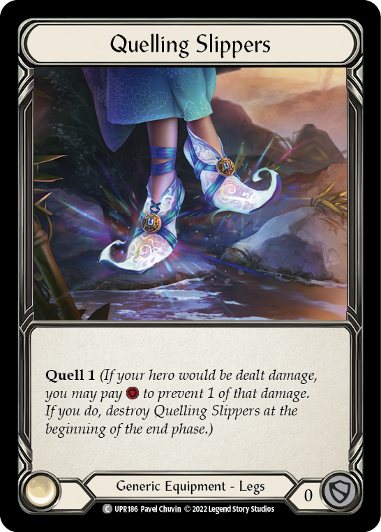 Quelling Slippers [UPR186] (Uprising)  Cold Foil | Chromatic Games