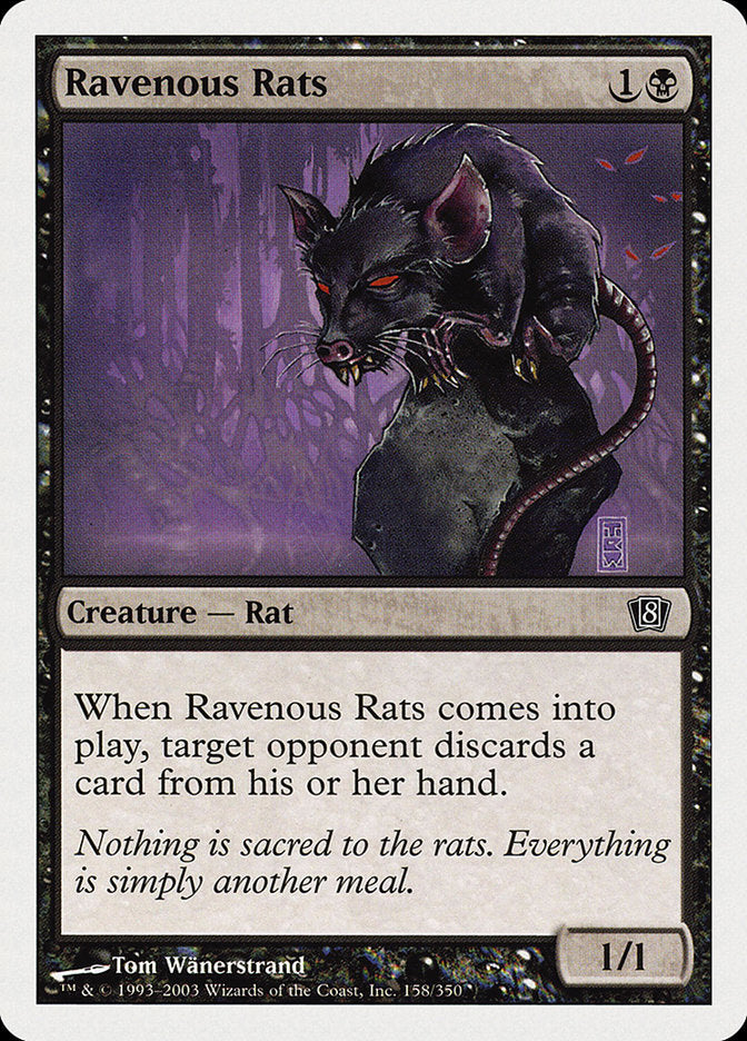 Ravenous Rats [Eighth Edition] | Chromatic Games