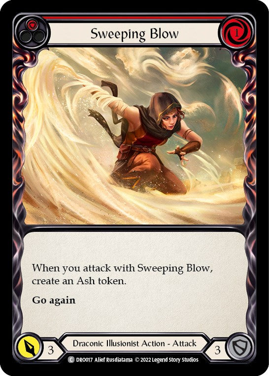 Sweeping Blow (Red) [DRO017] (Uprising Dromai Blitz Deck) | Chromatic Games