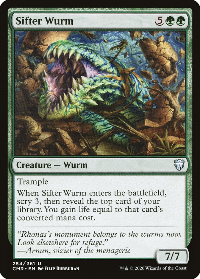 Sifter Wurm [Commander Legends] | Chromatic Games