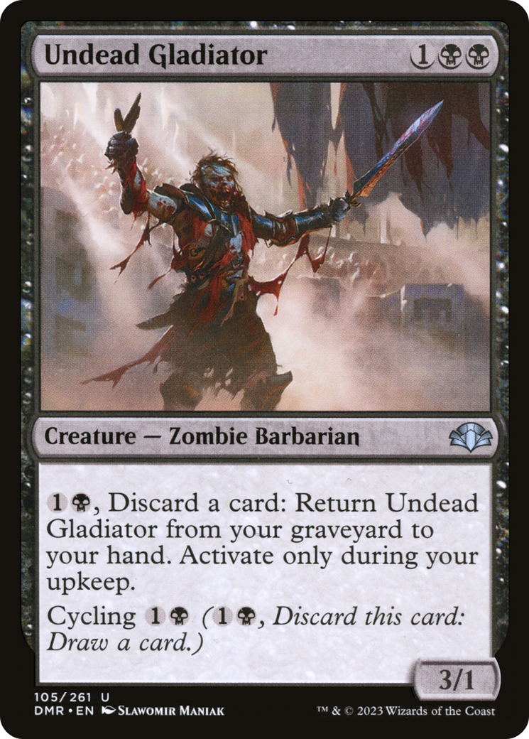 Undead Gladiator [Dominaria Remastered] | Chromatic Games