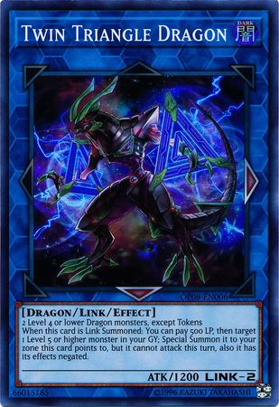 Twin Triangle Dragon [OP08-EN006] Super Rare | Chromatic Games