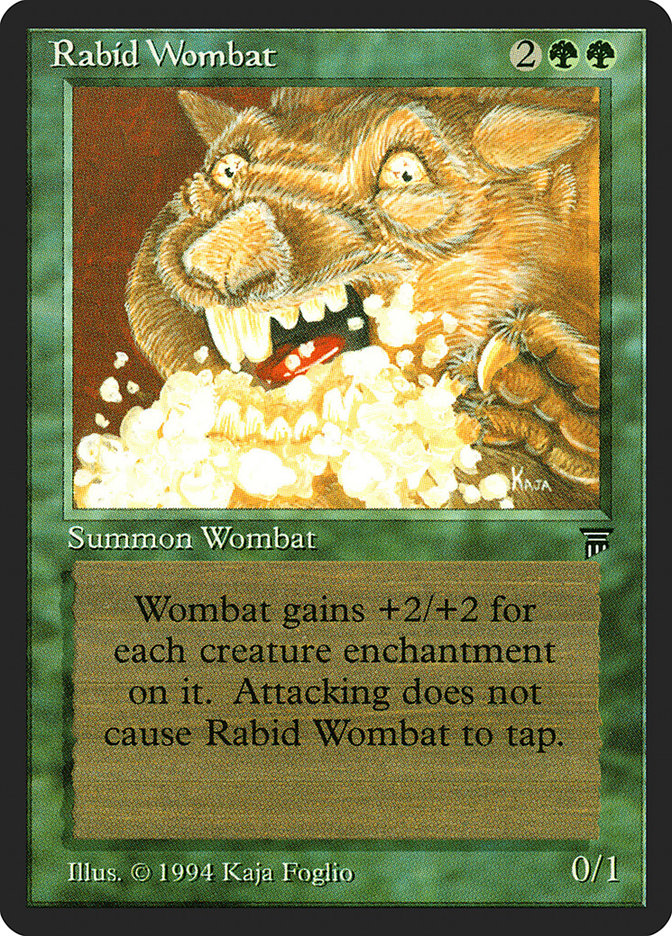 Rabid Wombat [Legends] | Chromatic Games