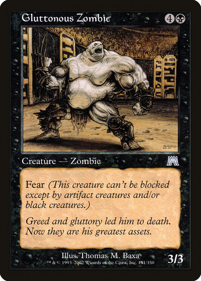 Gluttonous Zombie [Onslaught] | Chromatic Games