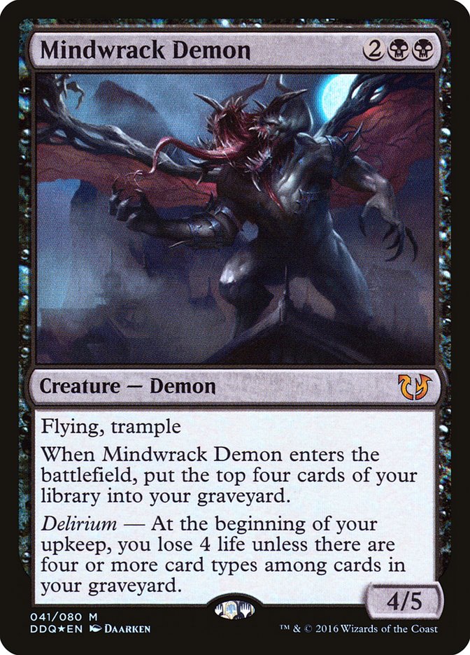 Mindwrack Demon [Duel Decks: Blessed vs. Cursed] | Chromatic Games