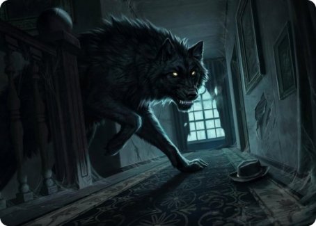 Primal Adversary Art Card [Innistrad: Midnight Hunt Art Series] | Chromatic Games