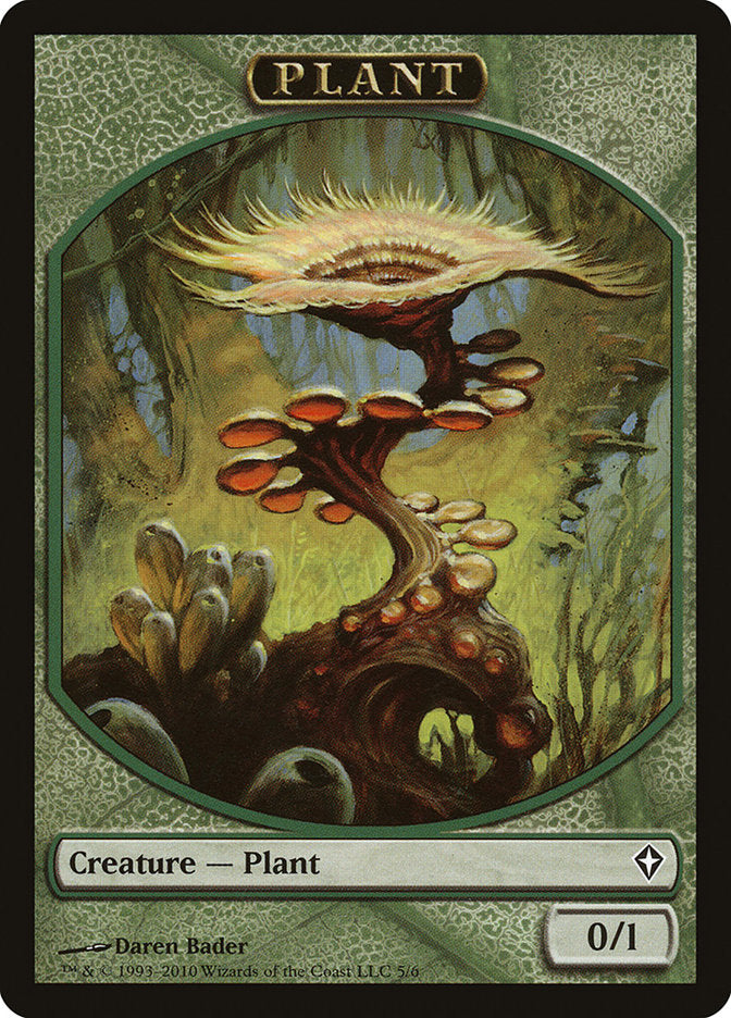 Plant Token [Worldwake Tokens] | Chromatic Games